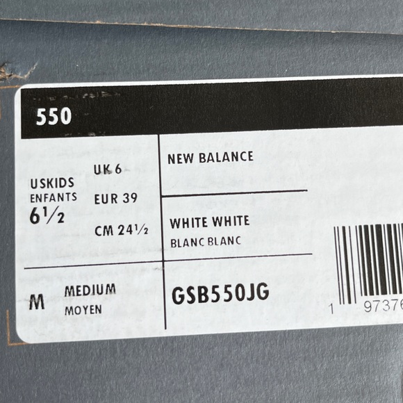 New Balance 550 grey / white - Picture 5 of 8